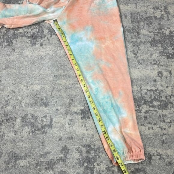 NWT BP Tie Dye Joggers Sweatpants In Blue Pink Tie Dye Sz S - Picture 5 of 12